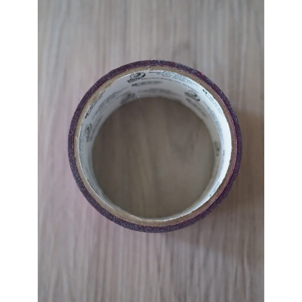 Rare Duck Brand Magenta Pink Glitter Craft Tape Sparkly DIY Decor Partial Roll
